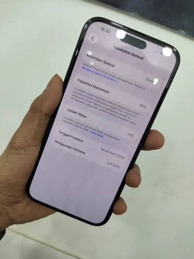 16 plus 128 iBox BH 99 garansi masih ada