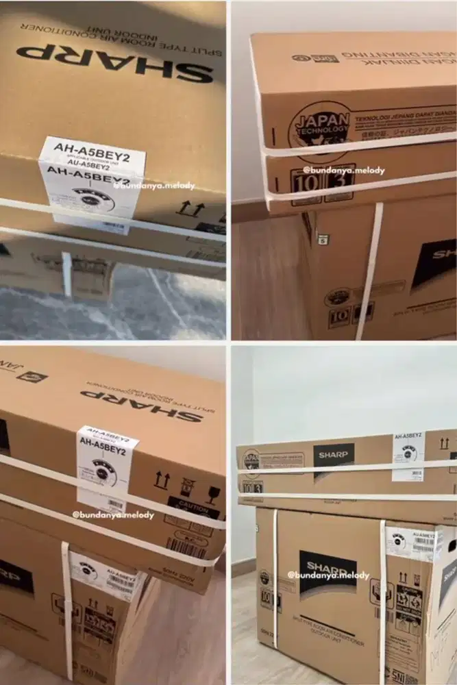 Yang lagi cari AC Aku jual AC Sharp 1/2 PK (unit only)  Indoor & Outd