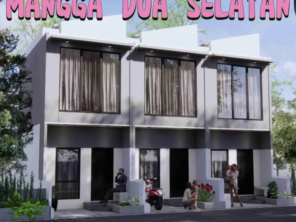 Di Jual Rumah 2Lt Dekat Dengan Stasiun sawah Besar Bebas Banjir Jakarta Pusat