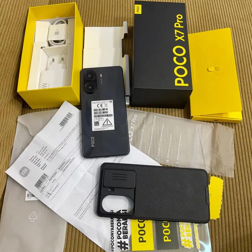 Xiaomi poco x7 pro ram 12 / 512 resmi fullset original