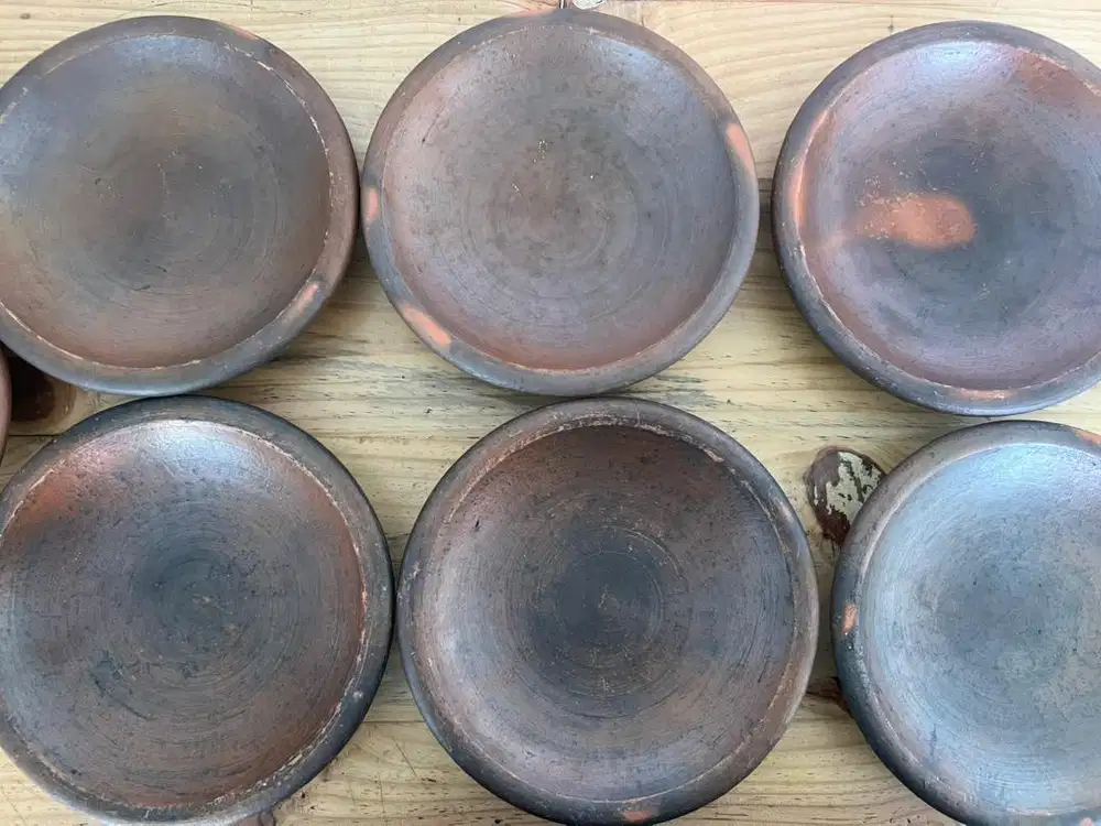 Cowek Tanah Liat Sambal Gami Tahan Panas - 16 cm