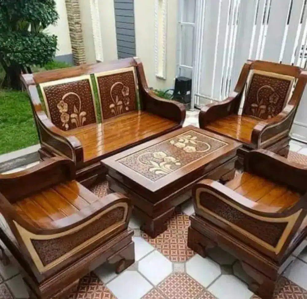 Furniture jepara korsi sudut