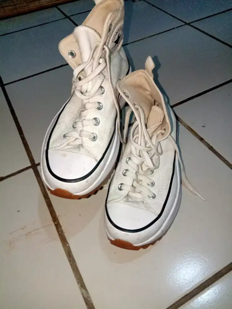 Converse Run Star Hike High White Original 100%