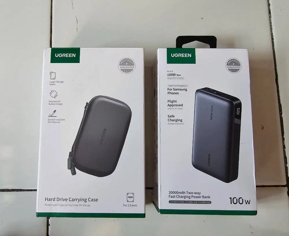 Powerbank Ugreen 100w bonus case