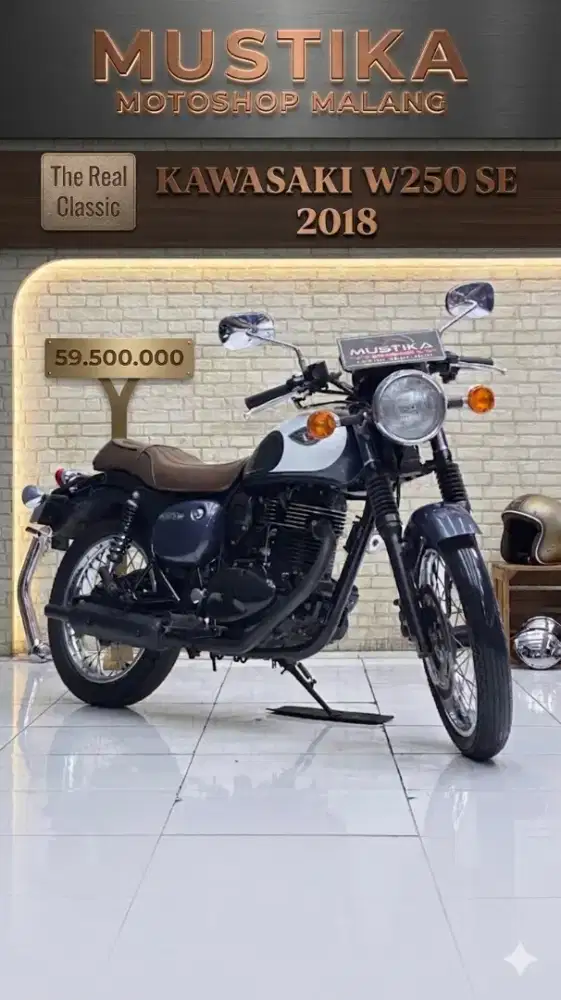 RETRO NEVER DIE ‼️ KAWASAKI W250 ESTRELLA SE TH 2018 MULUS NOMINUS