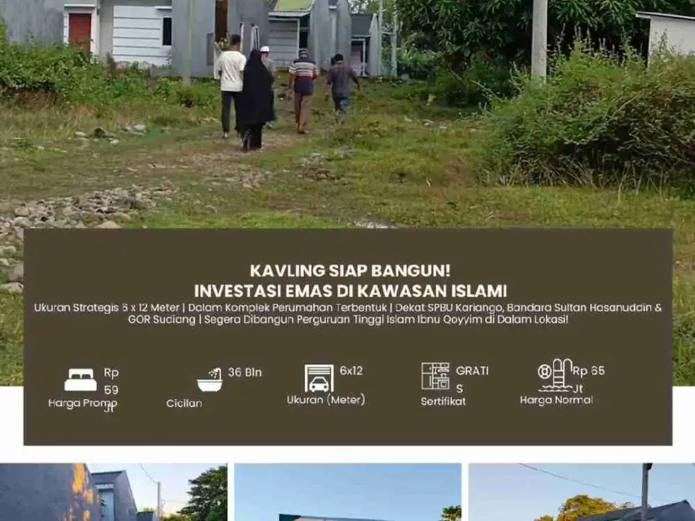 KAVLING SIAP BANGUN KAWASAN PENDIDIKAN ISLAMI