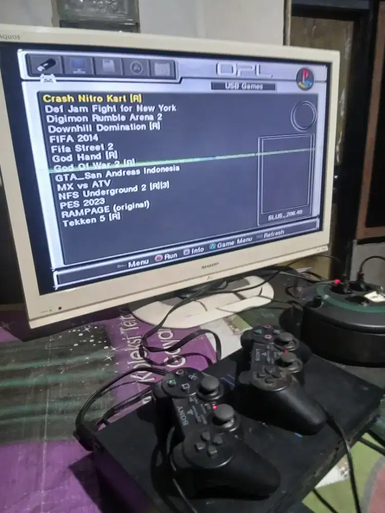 Ps 2 tebal.pakai flasdis.hardis rusak