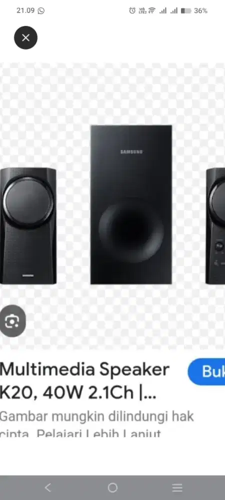 Speaker Samsung wk 20