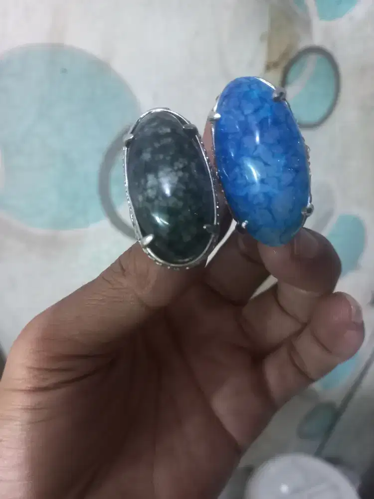 Jual borongan aja 2 cincin sisik naga bagus