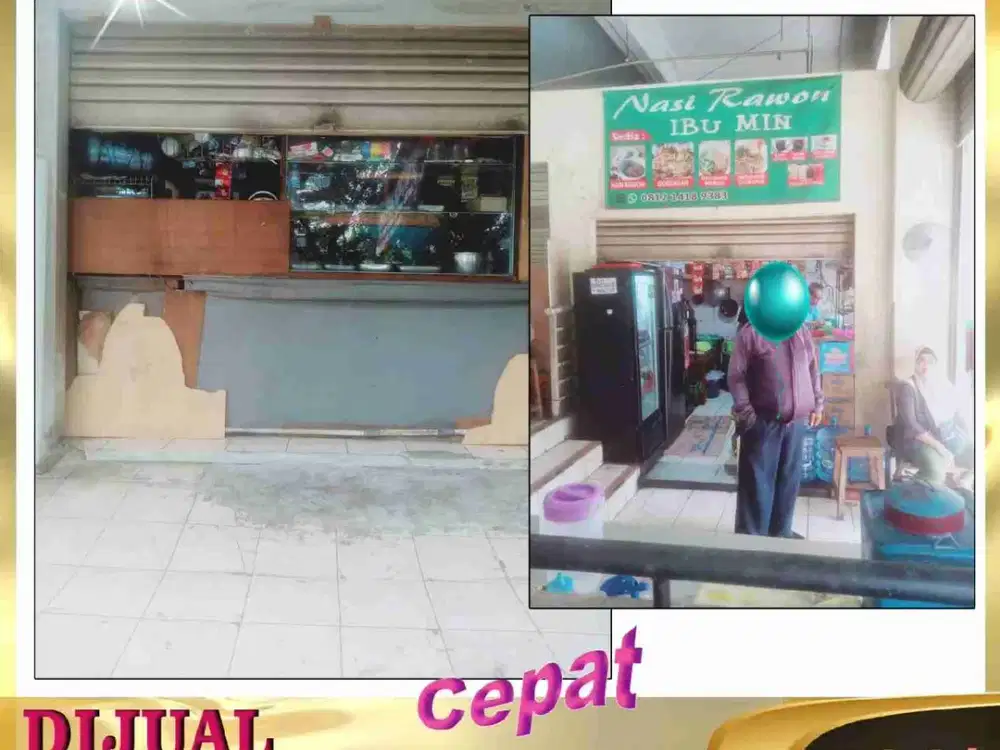 DIJUAL.KIOS LUAS 9 M² DI LANTAI 1 DALAM PASAR SEGAR CENGKARENG JAKARTA BARAT