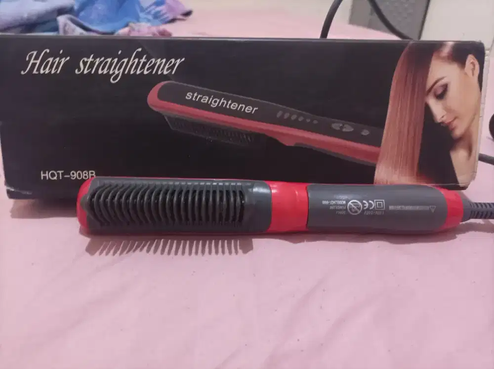 Catokkan rambut pelurus+sisir