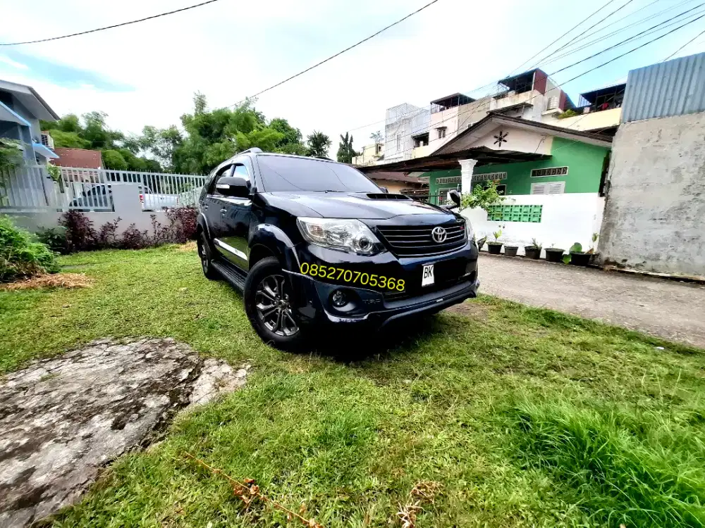 Dp 33jt Fortuner Trd Vnt Manual Diesel Hitam 2015