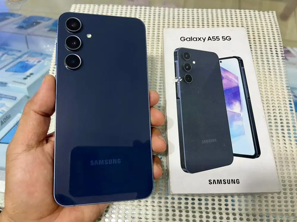 SAMSUNG A55 5G RAM 8/256GB MULUS ORIGINAL RESMI INDONESIA