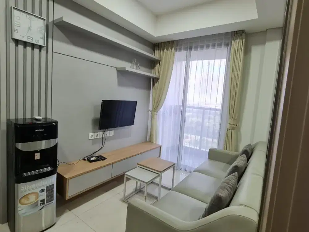 Disewakan Apartemen Gold Coast PIK 2BR, 62m², Furnish