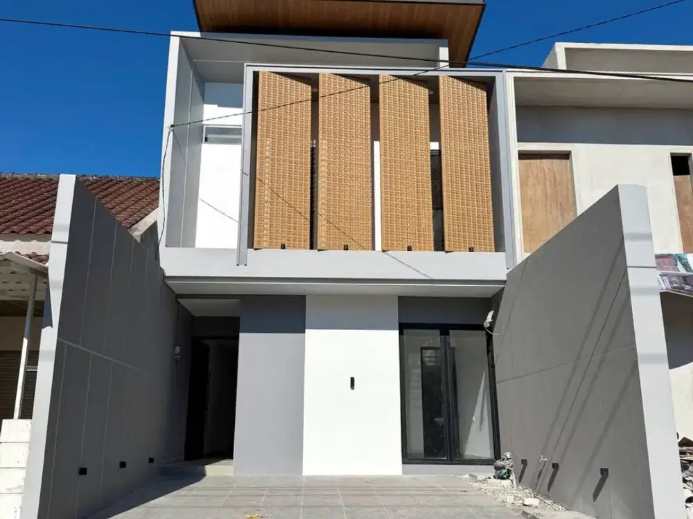 Rumah baru modern 2 lantai di Panjang Jiwo Permai
