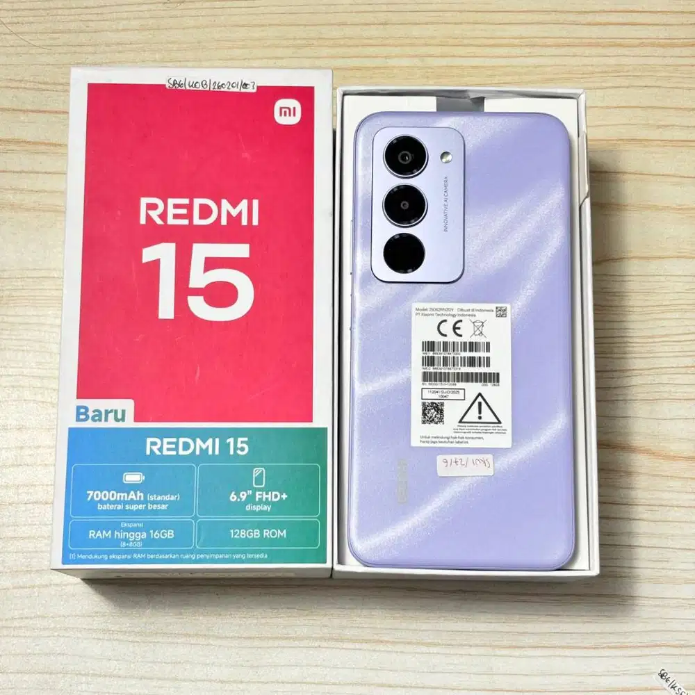 Redmi 15 8/128GB  Garansi ON | Siap Pakai
