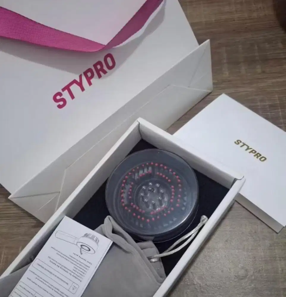 STYPRO Sisir pijat kepala Red Light Therapy 650nm