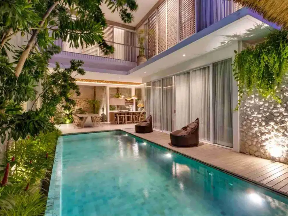 Jual Villa 2lt Furnished Lokasi Seminyak ±300meter dari Pantai area Strategis Insvestasi atau Hunian.