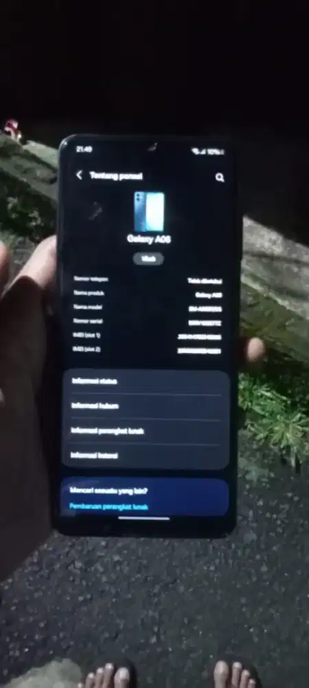 Samsung a06 ram 4+4/128