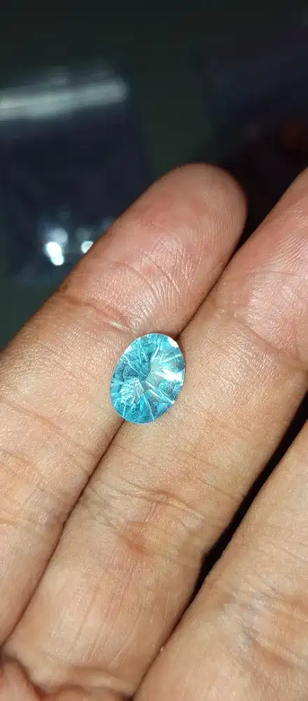 Batu blue topaz Swiss