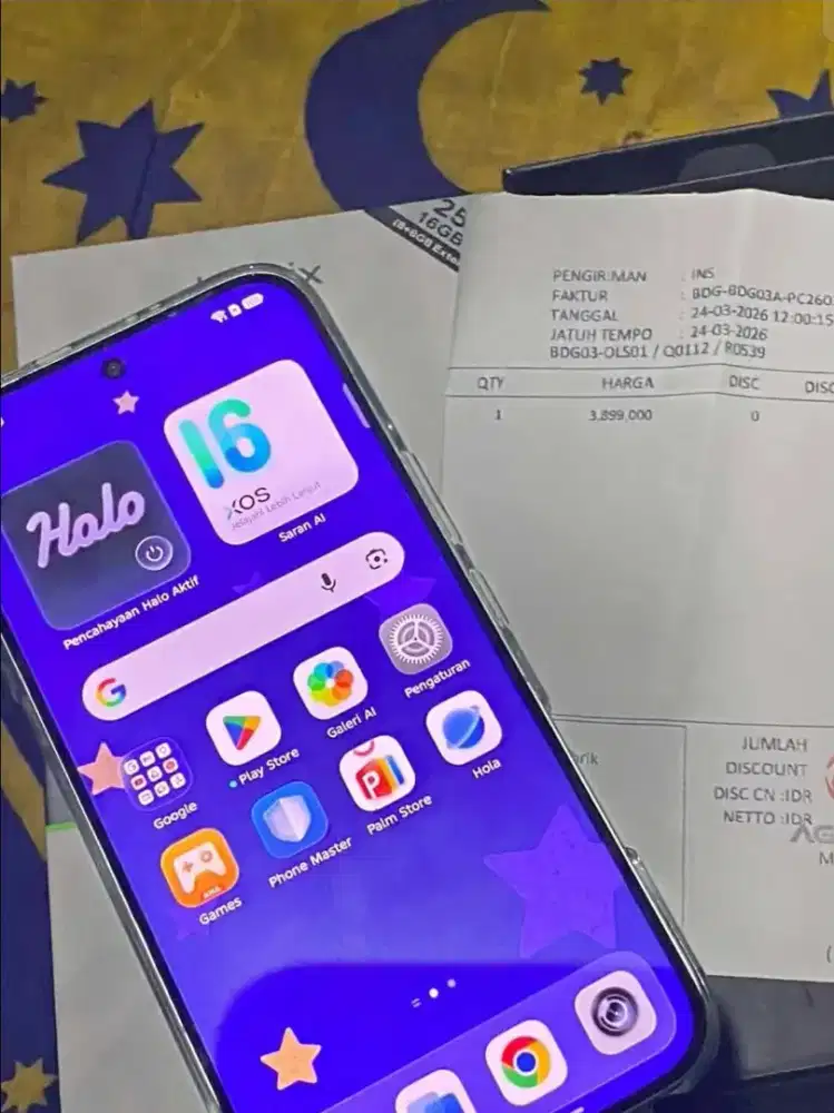 Infinix note 60 8/256 fullset mulus nominus