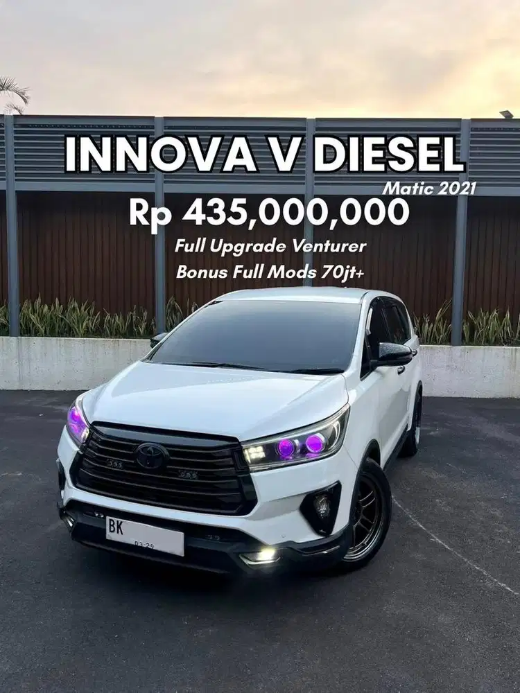 Full Mods 70jtaan ! Innova V Diesel Matic 2021 Full Venturer