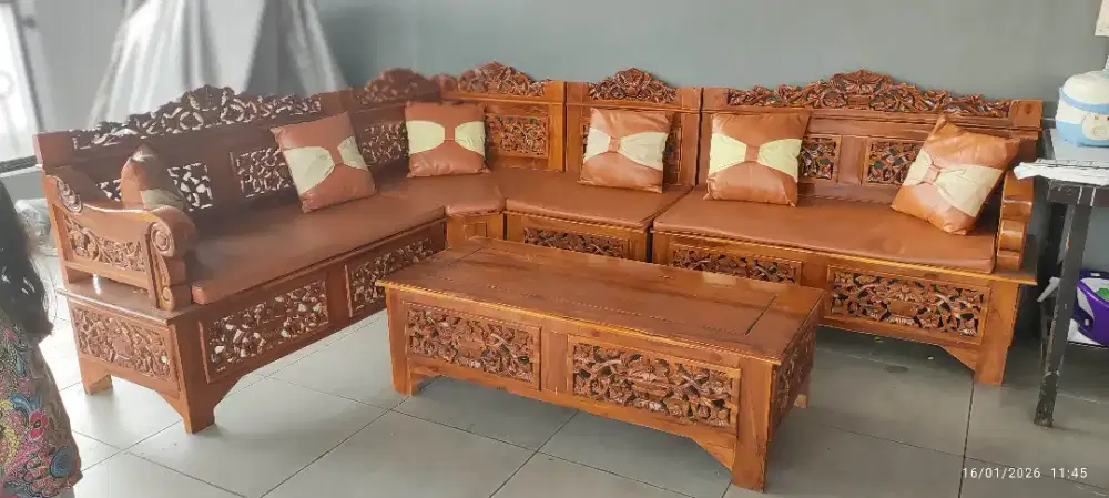 Jual bangku kayu