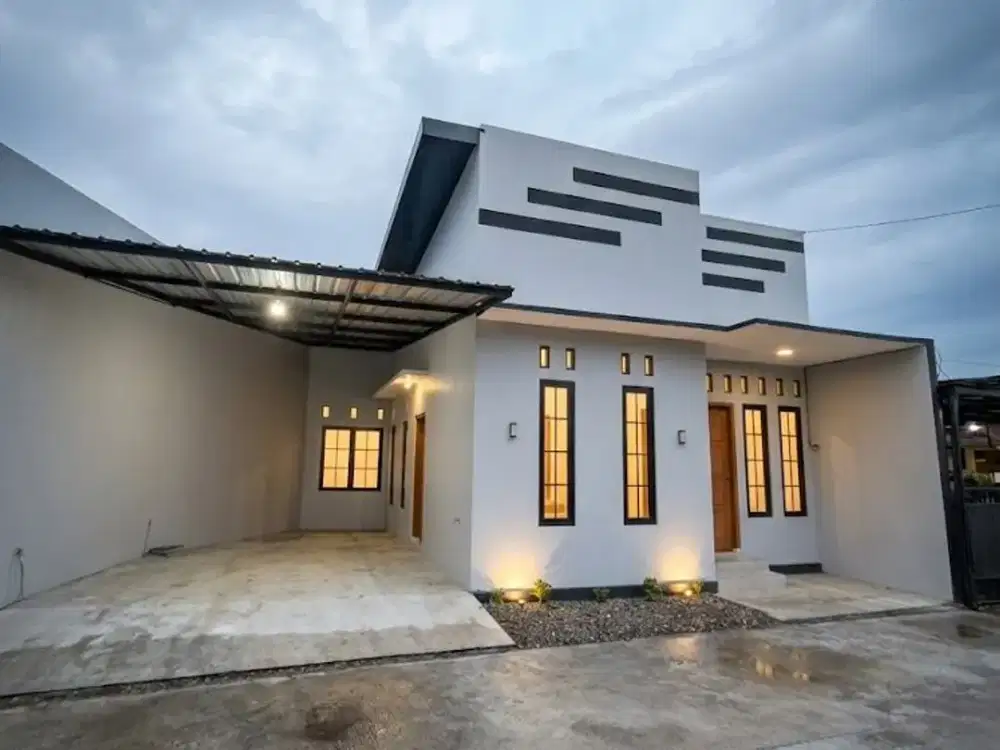 Rumah baru minimalis modern siap huni di Perumahan Citra Wedomartani