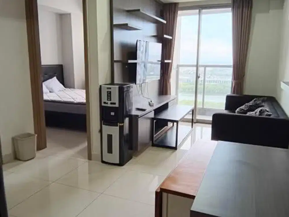 Disewakan Apartemen Gold Coast PIK 2BR, 62m², Furnish