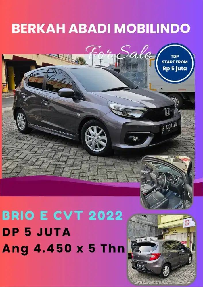 Honda Brio All new 1.2 Cvt 2022