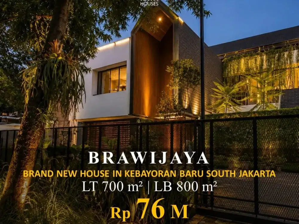 Brawijaya 700/800m² Brand New Ginanjar Ramdhani 80M>76M Nego