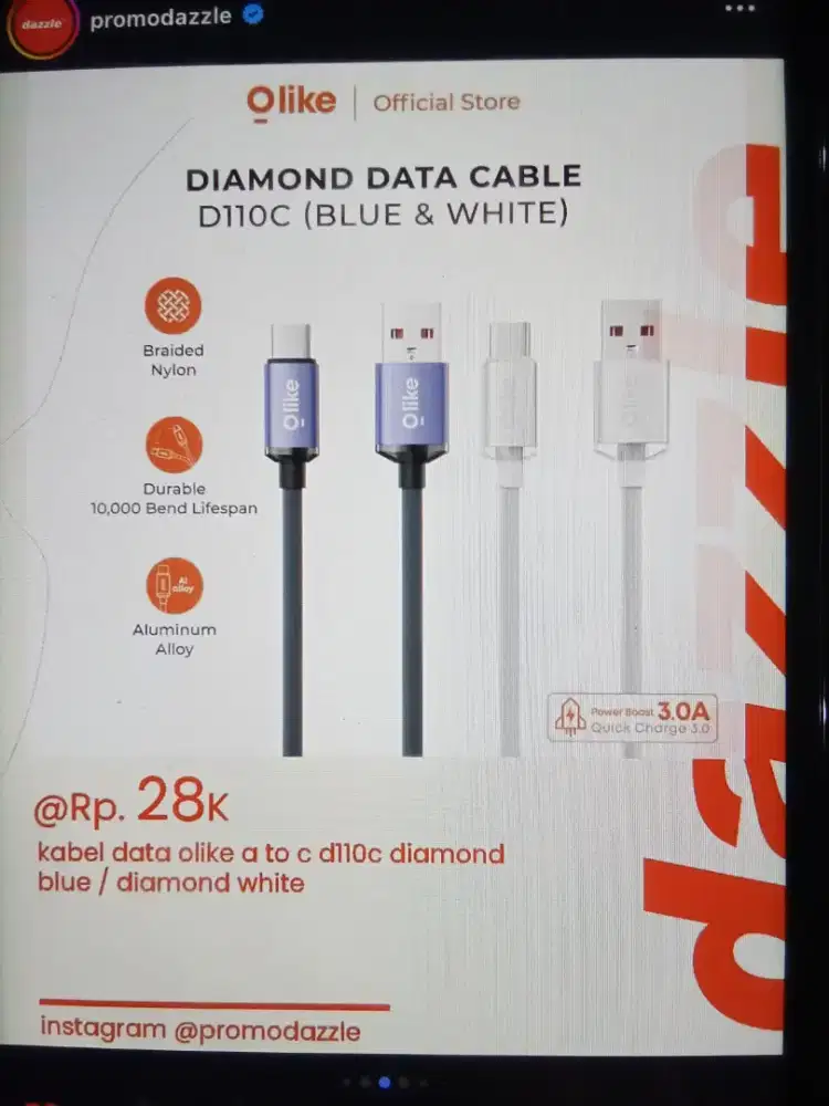 Kabel data Olike A to C D110C