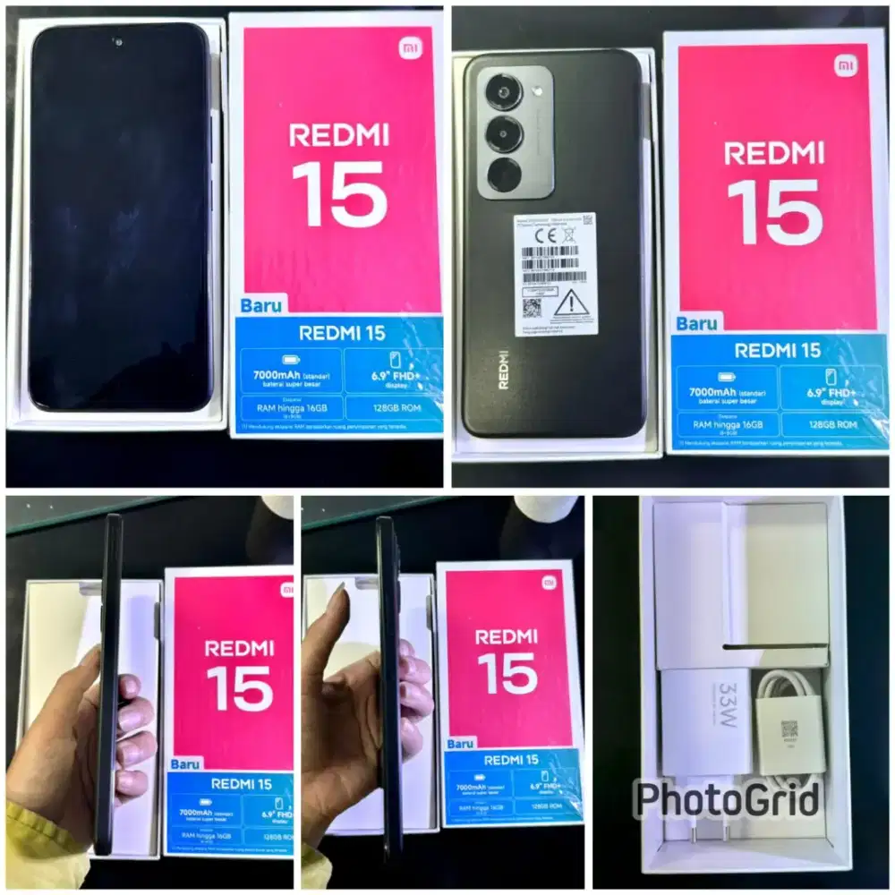 Redmi 15 ram 16 lengkap