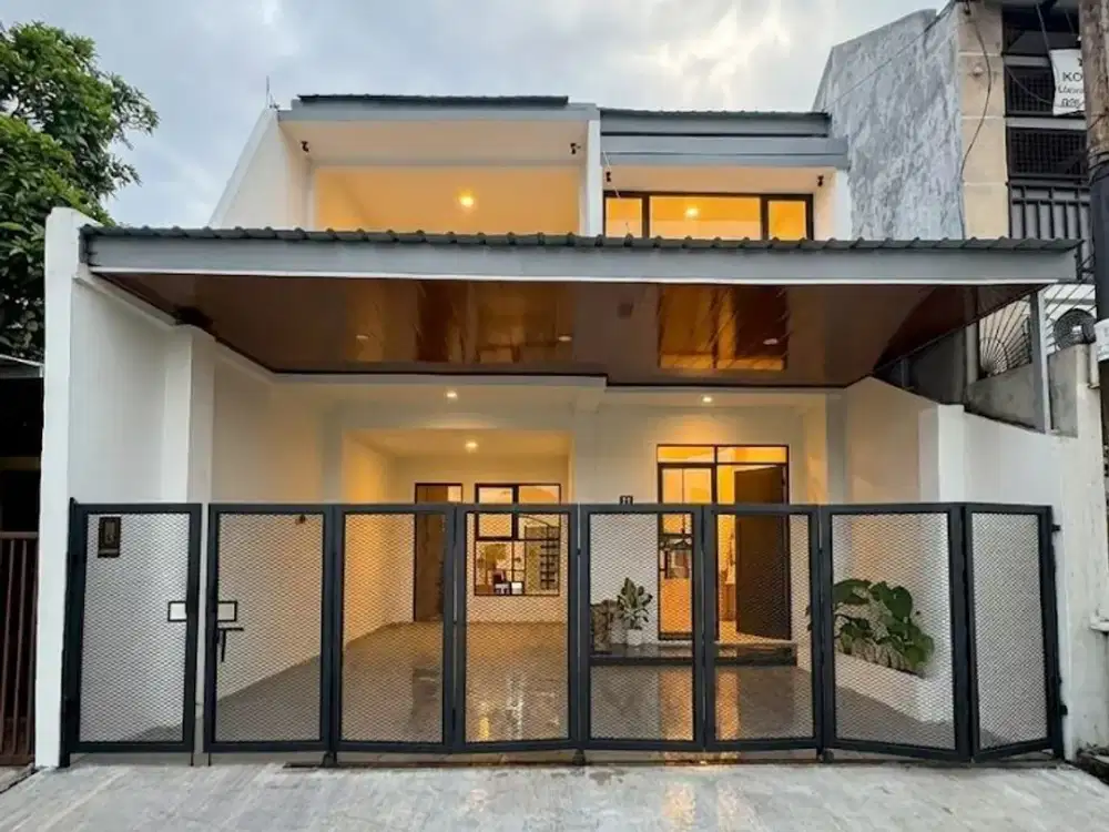Rumah mewah 2 lantai view sawah di Jalan Parangtritis KM 5, Bangunharjo, Sewon, Bantul.