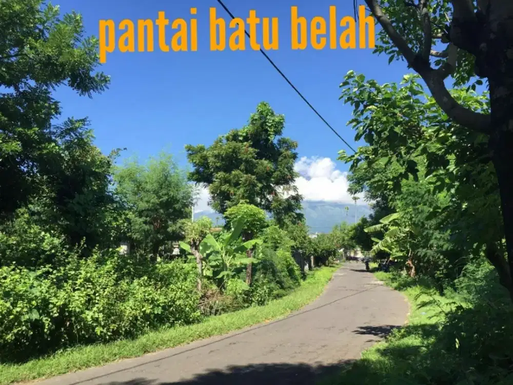 jual cepat tanah 750m2 tulamben dekat pantai batu belah