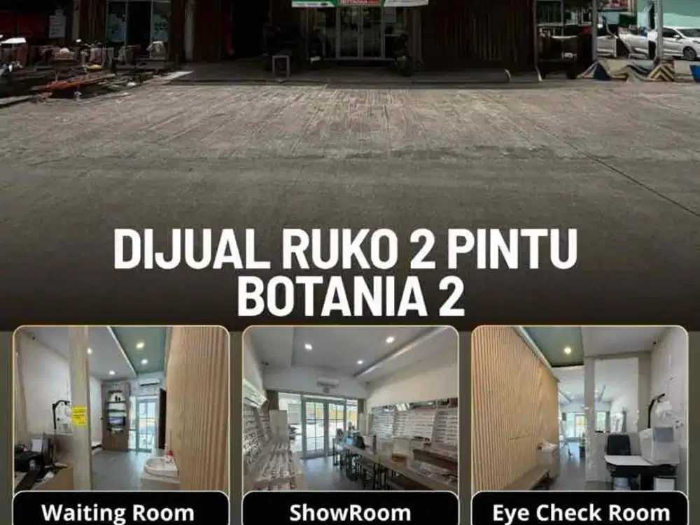 Dijual ruko Botania 2 batam center