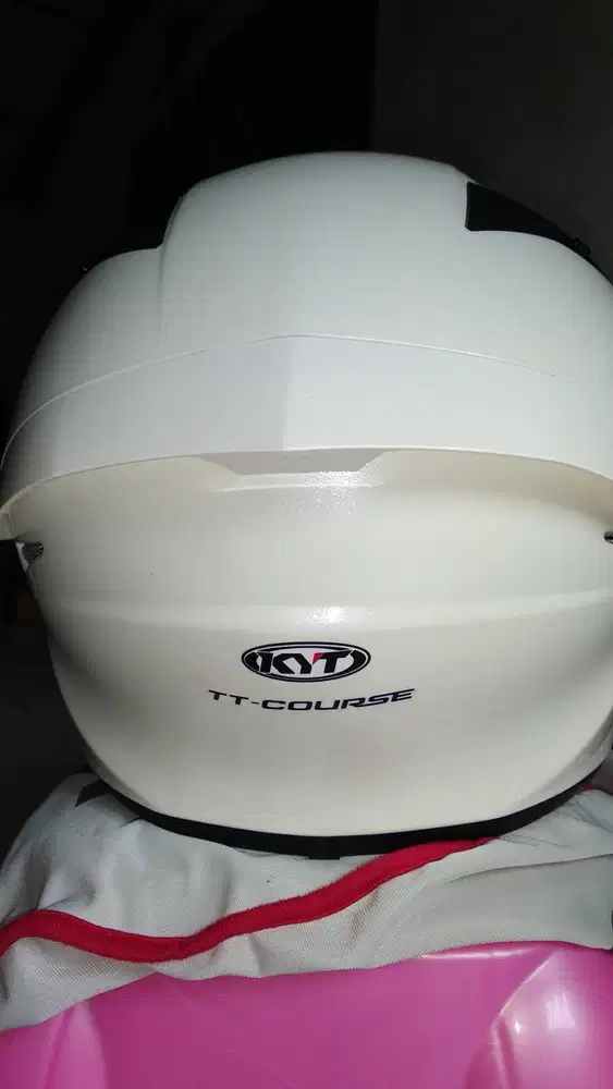 KYT TT COURSE SOLID WHITE