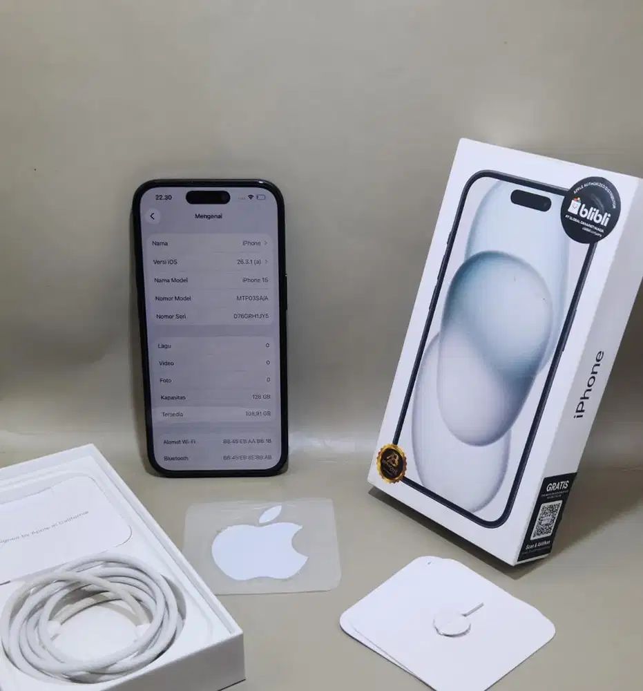 IPHONE 15 128 GB
