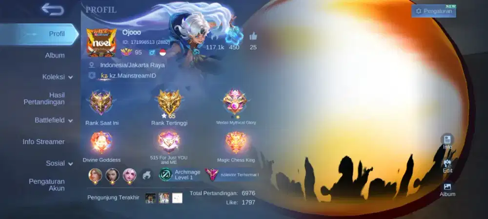 Akun Mobile legend