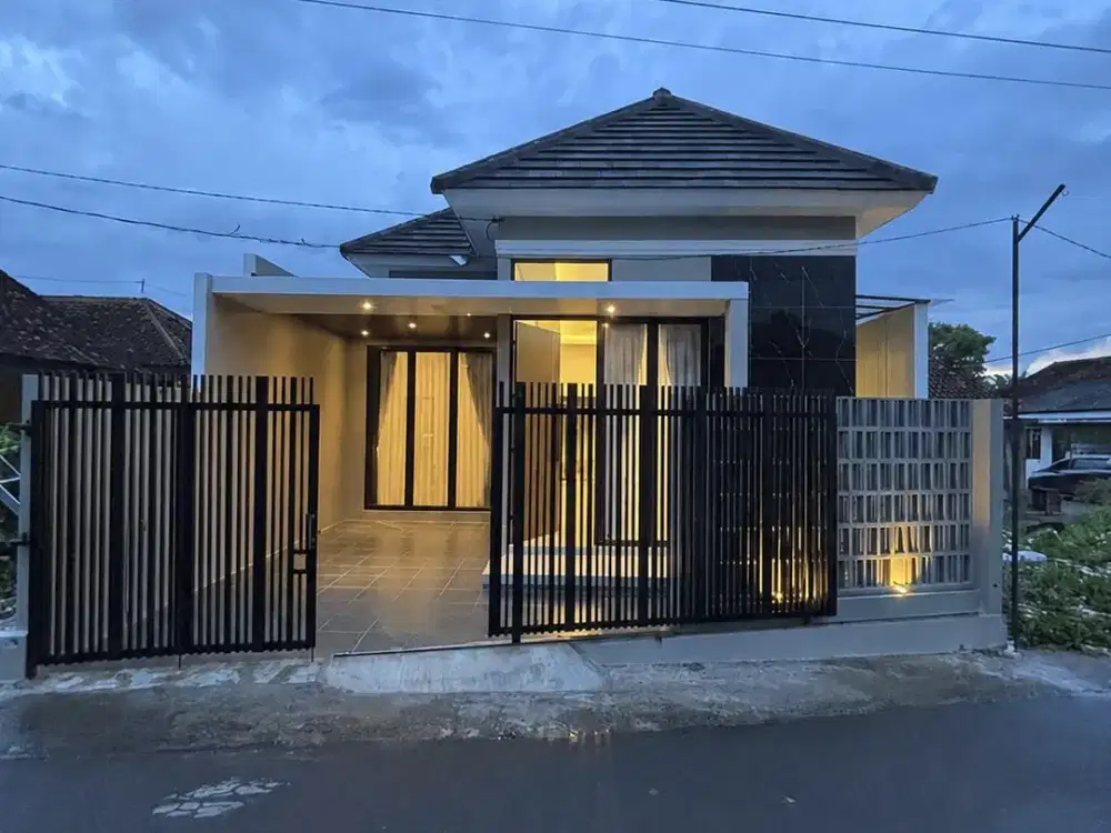 Rumah Baru Limasan Modern Estetik di Sidokerto Purwomartani