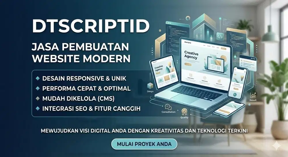 Buat Website Impian Anda Lebih Cepat dengan dtscriptid!