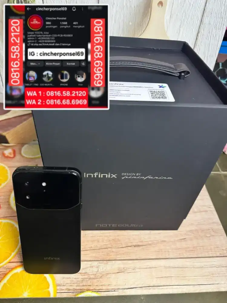 Hp flagship infinix Note 60 ultra 12/512 grns panjang fullset original