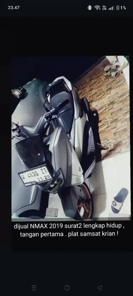 nmax 2019 akhir tangan pertama