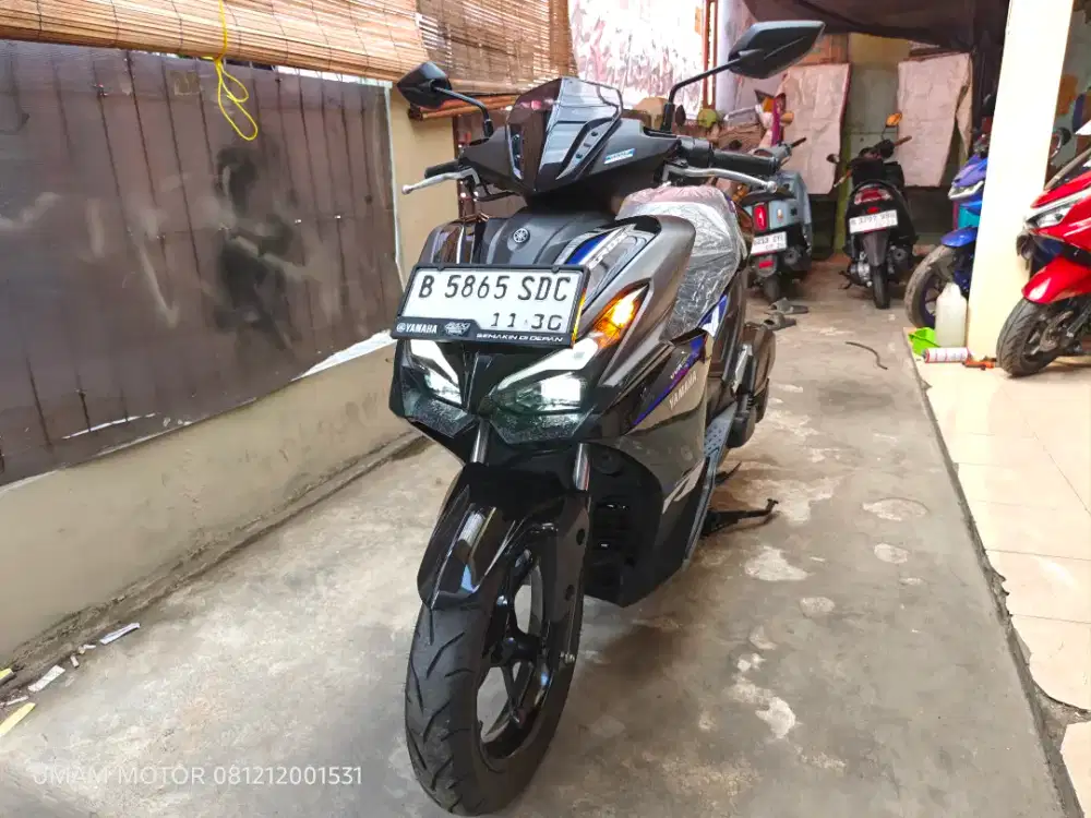 KM 4RB YAMAHA AEROX ALPHA 2025 BLN 11 BS TT 2024 DI CILEDUG HARGA PAS
