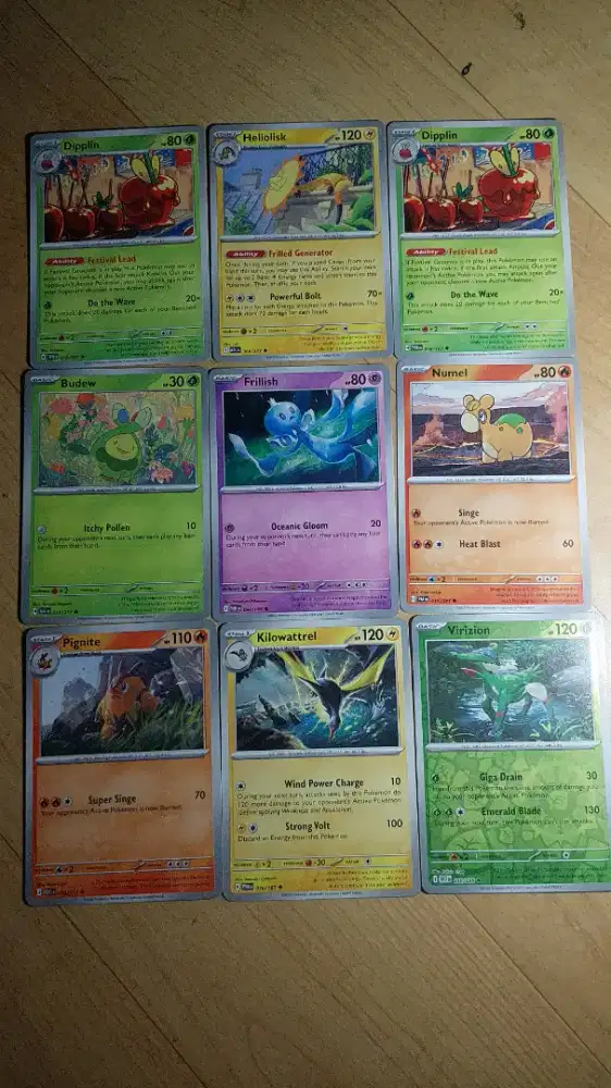 Kartu pokemon kesayangan