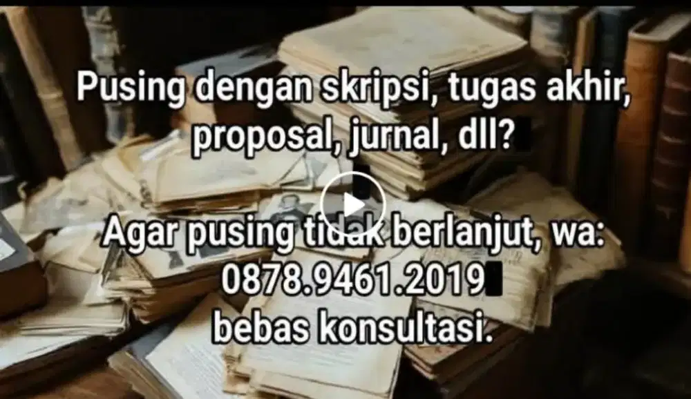 Pembuatan dan pengetikan proposal skripsi jurnal dan kti