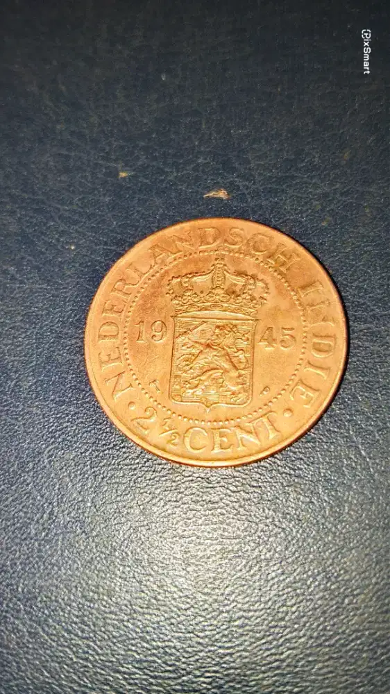 Uang Coin Ned.Indie 2,500Cen 1945.
