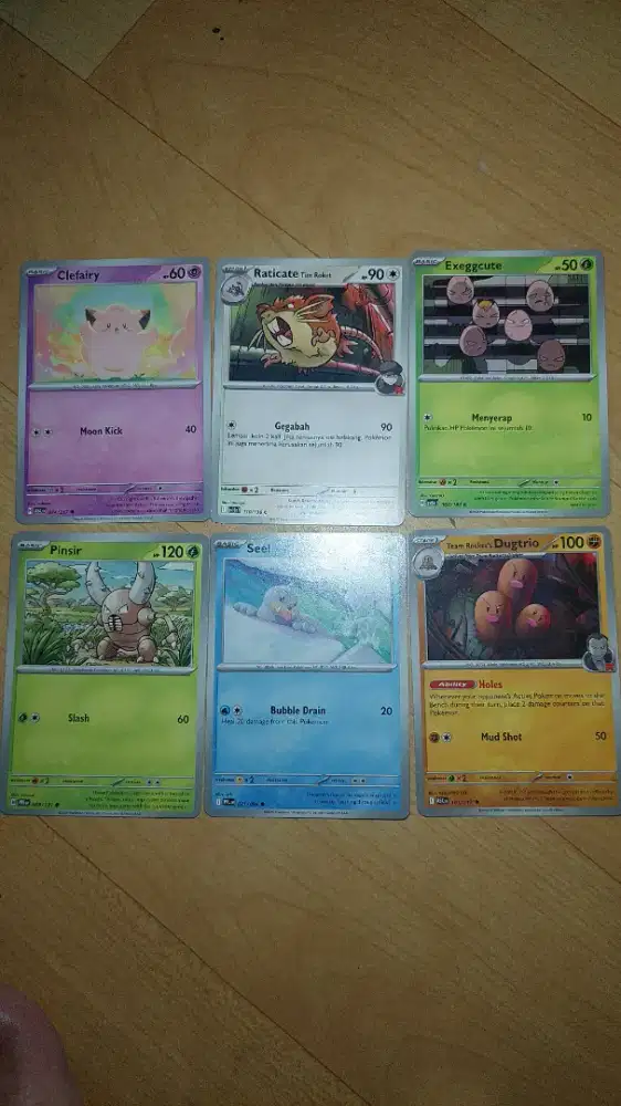 Kartu pokemon kesukaan kita