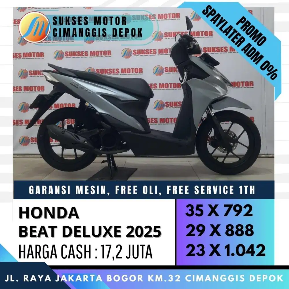 BEAT DELUXE CBS ISS 2025 CASH KREDIT PROMO SPAYLATER ADM 0%