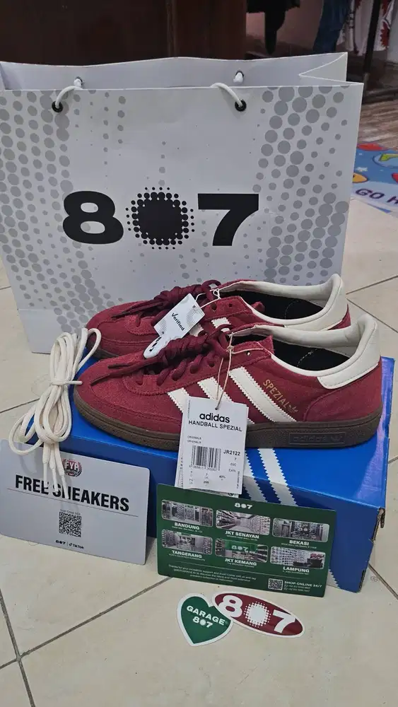 Adidas Handball Spezial Burgundy Crew White
